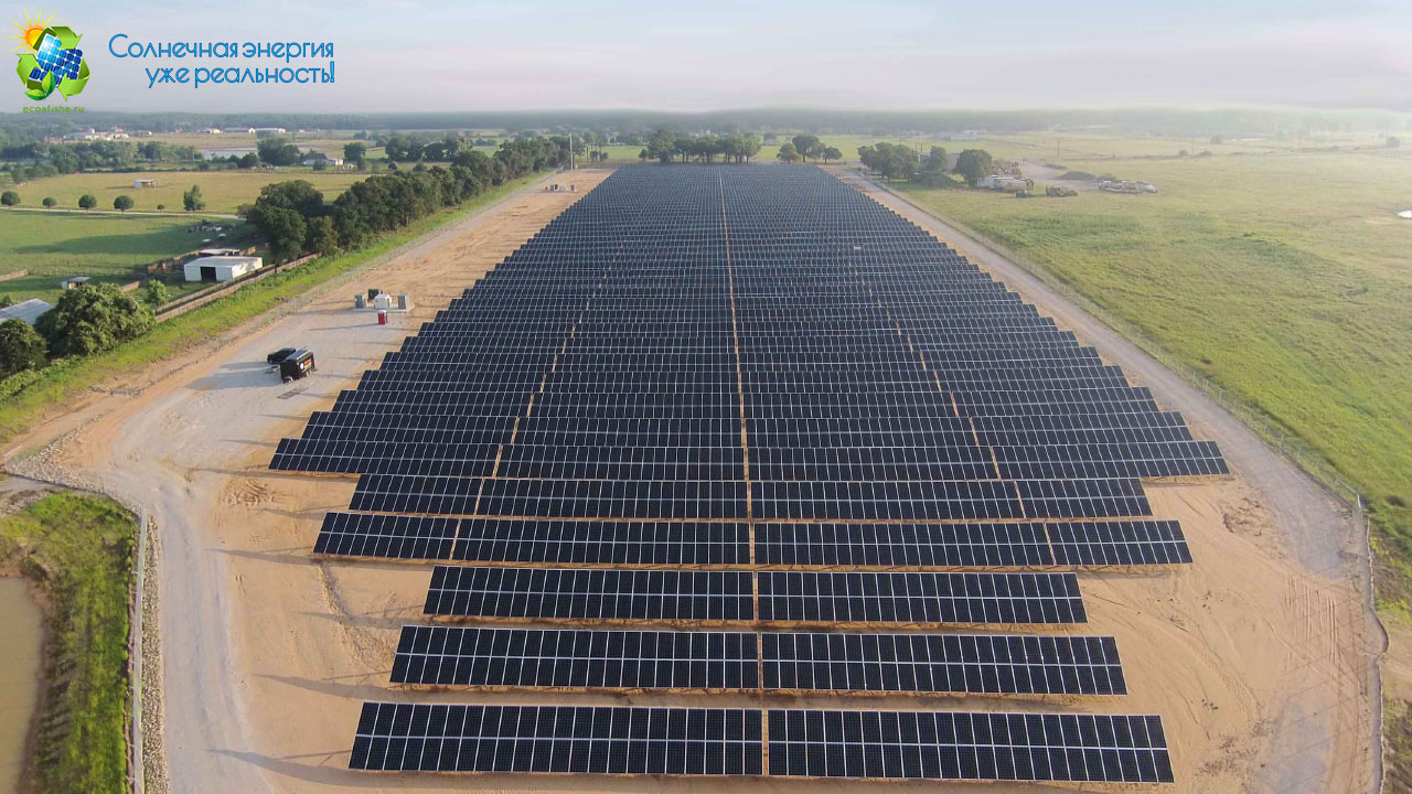 Таймлапс строительства солнечной станции Таймлапс строительства солнечной станции